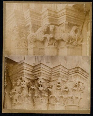 Dom Sankt Martin, Mainz: Ostportal, Detail Kapitelle