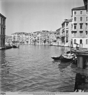 Venedig, Canal Grande, Blick von der Ponte di Rialto, aus: Studienreise 1938