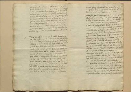 Von etlichen protestantischen Theologen am 10. März 1540 auf Verlangen in Schmalkalden gestelltes Bedenken, in welchen Stücken bei dem bevorstehenden Gespräch und Versuch einer Vereinigung in der Lehre der Augsburgischen Konfession nachzugeben sei. Unterschrieben haben dieses Bedenken von Sachsen Justus Jonas D., Johann Bugenhagen D., Caspar Kreuzinger D. und Philipp Melanchthon; von Hessen Antonius Corvinus, Johann Rimaus, Balthasar Caidus; von Herzog Heinrich von Sachsen Nikolaus Scheubel; von Magdeburg Nikolaus Amsdorf; von Nassau Erasmus Sartorius; von Straßburg Martin Bucerius; von Bremen Johann Amsterdamus. Württemberg, Anhalt, Hamburg, Braunschweig, Goslar, Ulm, Esslingen, Hall, Heilbronn und Memmingen haben ihre Bedenken schriftlich überschickt. Schreiben von den Nürnberger Theologen an Luther, Jonas, Bugenhagen und Melanchthon mit Versicherung der Übereinstimmung ihrer Lehren mit jener und ihrer Beharrung darauf nebst einem Schreiben von Luther u.a. mit Mitteilung ihrer Meinungen über das bevorstehende Gespräch.