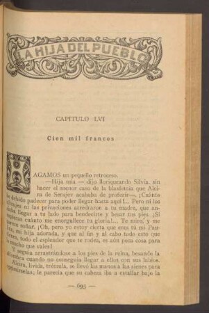 Capítulo LVI - Cien mil francos