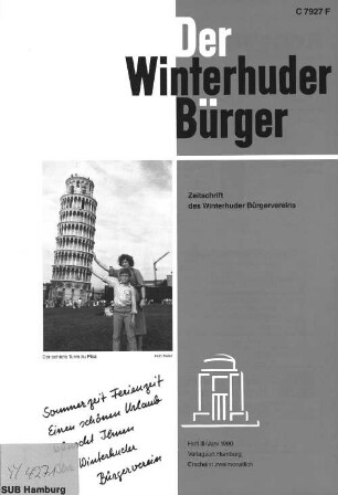 Heft III / Juni 1990 : Zeitschrift des Winterhuder Bürgervereins