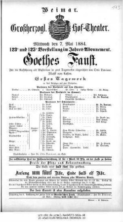 Faust. Erstes Tagewerk