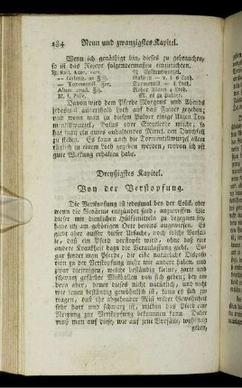 Dreyzigstes Kapitel. Von der Verstopfung.