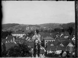 Adelsheim Ortsansicht von Westen - Südteil des Ortes