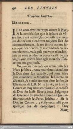 Troisième Lettre