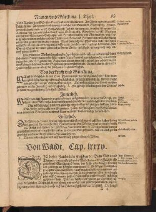 Von Waidt, Cap. LXXXV