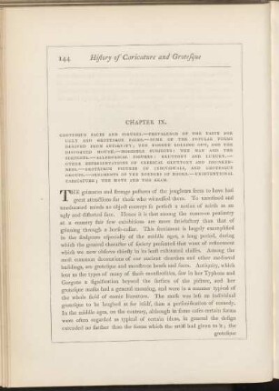 Chapter IX. Grotesque faces and figures.