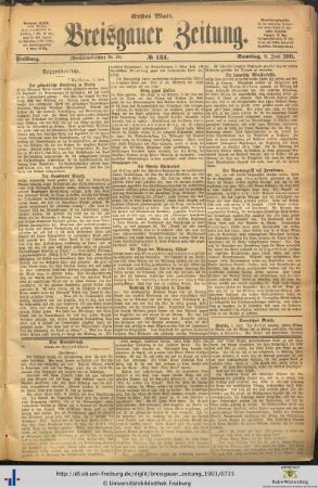 08.06.1901 (Erstes Blatt)