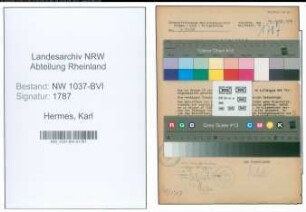 Entnazifizierung Karl Hermes , geb. 22.08.1901 (Ingenieur)