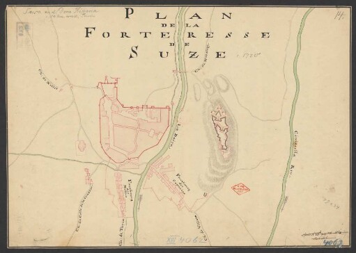 Plan de la Forteresse de Suze