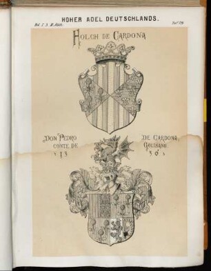 Taf. 29. Folch de Cardona. - Don Pedro de Cardona, Conte de Golisano 1336