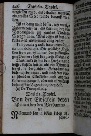 Das 61. Capitl. - Das 70. Capitl.