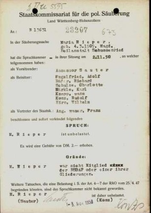 Rieper, Maria