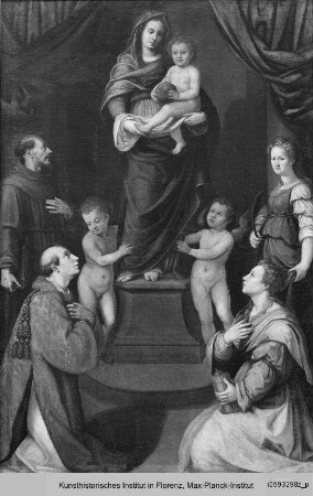 Madonna mit dem Kind und Heiligen