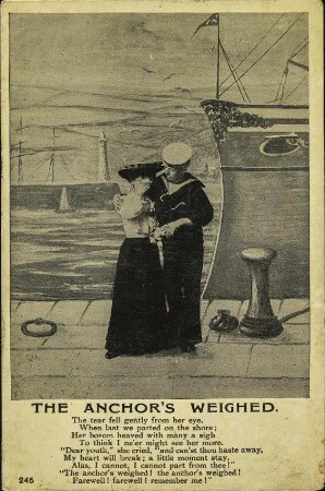 The anchor's weighed.