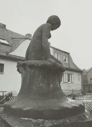 Badende Frau