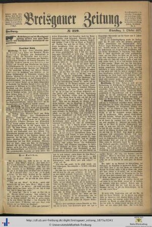 Nr. 229-254 (Oktober 1877)