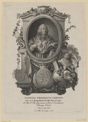 Bildnis des Ioannes Fridericvs Carolvs
