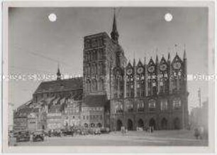 Stralsund, Kirche St. Nicolai, Rathaus, Alter Markt