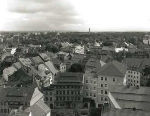Görlitz-Altstadt. Blick vom Rathausturm nach Südsüdosten