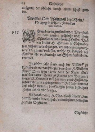 Odo oder Otto Pfalzgraff bey Rhein, Hertzog in Elsas, Francken vnd Hessen.