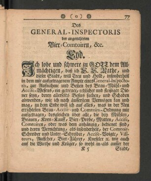 General-Inspectoris ...