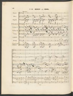 No. 12. Duett mit Chor
