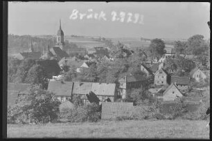 Roßwein. Blick von der Wunderburg auf Roßwein