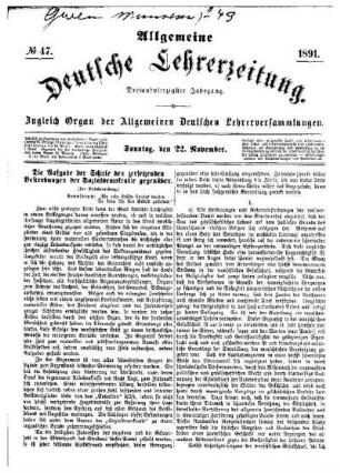Die Aufgabe der Schule den zersetzenden Bestrebungen der Sozialdemokratie gegenüber