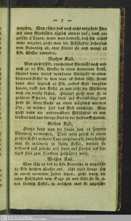 Weißes Kali