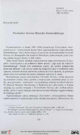 8/9: Pochodnie Nerona Henryka Siemiradzkiego