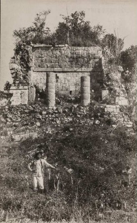 Nordtempel des großen Ballspielplatzes (Sammlung Richard Wegner 1869/1931)