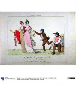 Garde à vous. Ou les attrapes du Carnaval. No 3