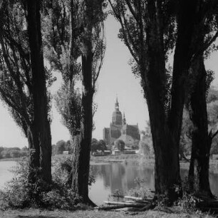 Stralsund. Blick zur St.-Marien-Kirche