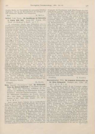 377-378 [Rezension] Nebe, Gustav, Die Kirchenvisitation des Bisthums Halberstadt in den Jahren 1564 und 1589