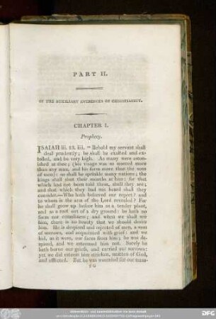 Part II. Of The Auxiliary Evidences Of Christianity.
