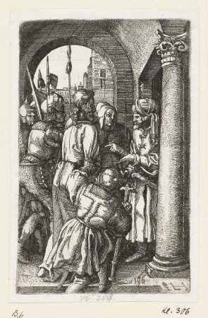 Christus vor Pilatus, Blatt 5 der Folge "Passion Christi"