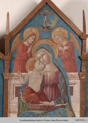 Thronende Madonna mit Heiligen