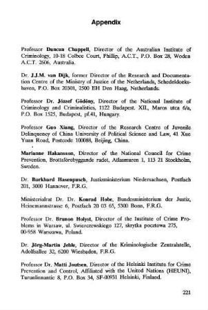221-223, Appendix
