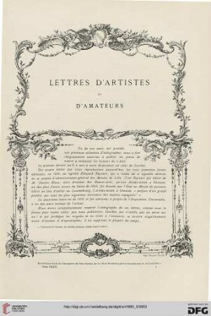 9: Lettres d'artistes et d'amateurs, [1]