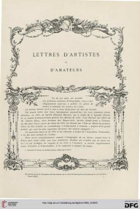 9: Lettres d'artistes et d'amateurs, [1]