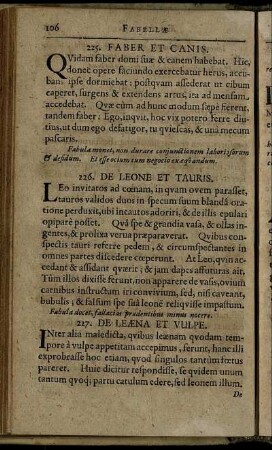 225. Faber Et Canis. - 289. De Monedula.