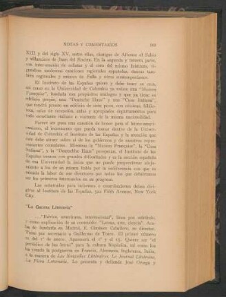 "La Gaceta Literaria"