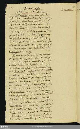 Das VI. Capitel. Von denen Walachen
