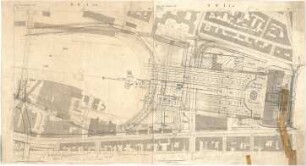 Fischer, Theodor; München; Hauptbahnhof, Bebauungsvorschlag - Lageplan