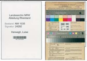 Entnazifizierung Luise Herwegh , geb. 17.02.1903 (Kaufmaennische Angestellte)