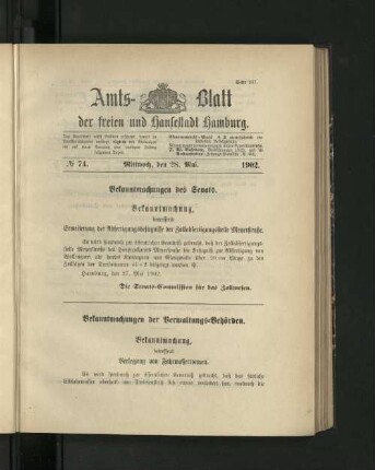 No. 74. 28. Mai. 1902.