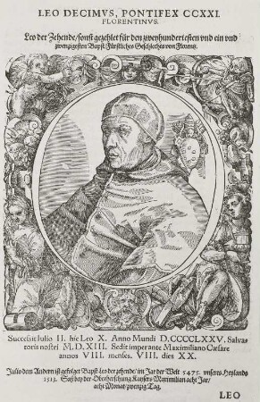 Bildnis des Papstes Leo X. (Giovanni de Medici)