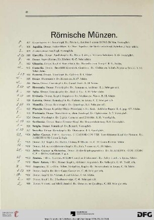Römische Münzen (Nr. 907-1050)