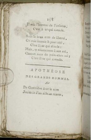 Apothéose Des Grands Hommes.